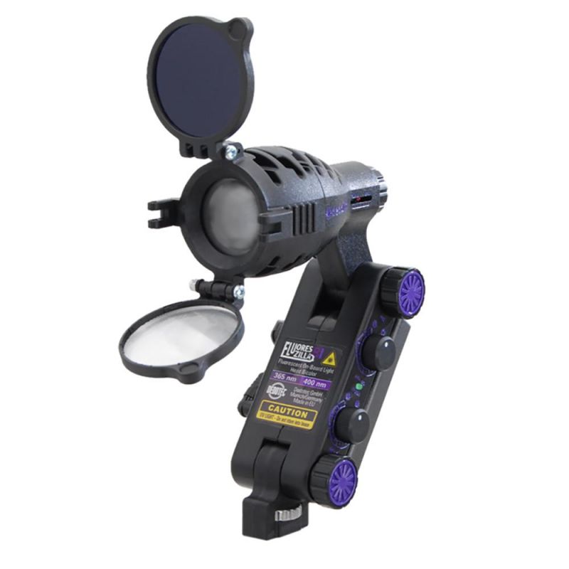 Dedolight DLOBML BI UV Fluorezilla Bi Ultraviolet On Board Camera LED Focusing Light 365 400nm