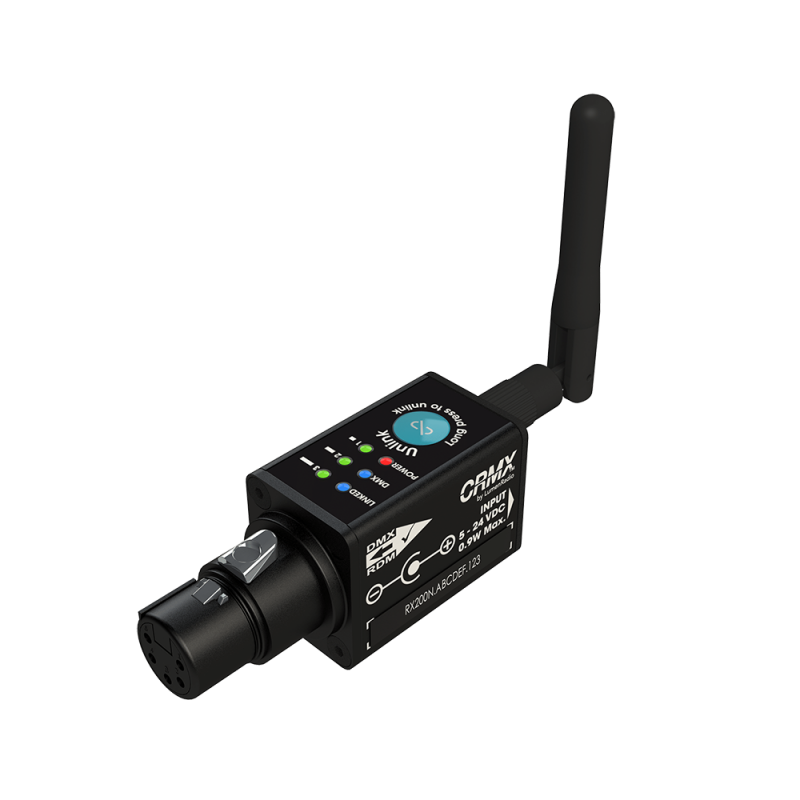 Exalux Connect RX200N Kit - Wireless DMX/RDM Receiver
