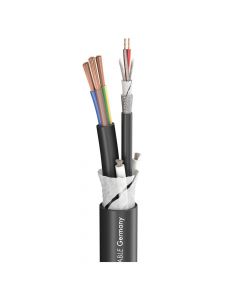 Sommer Cable SC-Monolith 1 AES / EBU, DMX & Power Combination Cable - Black 500-0051-1