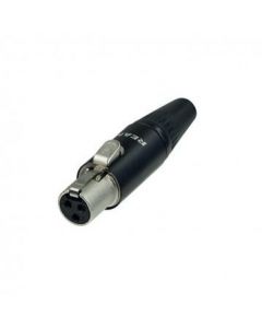 REAN Mini XLR RT3FC-B 3-Pin Female Cable Connector
