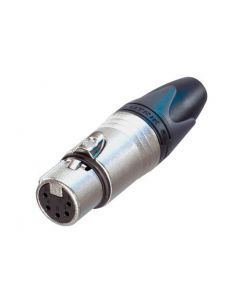Neutrik NC5FXX - 5 Pole XLR Female Cable Connector - Nickel Finish