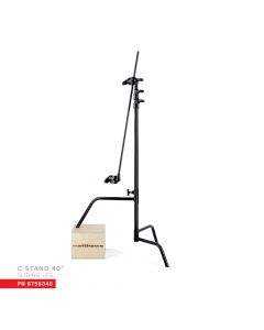 Matthews C Stand with Sliding Leg MD-B756040 40" - Black