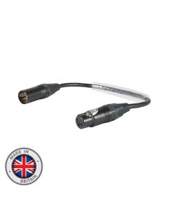 eLumen8 DMX Adaptor 5-Pin Male XLR to 3-Pin Female XLR