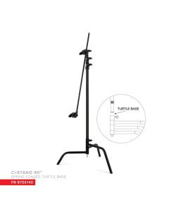 Matthews MD-B756140 40" C Stand with Spring Loaded Turtle Base