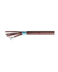 Van Damme Brown Series Ecoflex LSZH 4 way Starquad Multicore