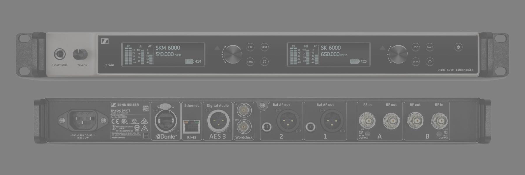 Digital 6000 Wireless Microphone System Digital 6000 Wireless Microphone System