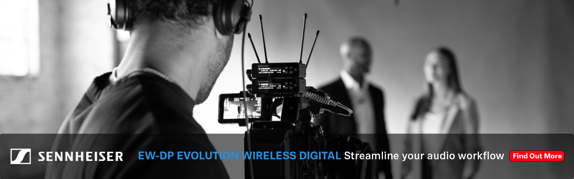 Sennheiser Evolution Wireless Digital - EW-DP for professional audio workflows in TV, Commercial and Film Production